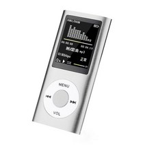 미니 블루투스 MP3 플레이어 지원 음성 레코더 FM 자동차 라디오 전자 책 학생 스포츠 휴대용 워크맨, Silver MP3 -MX-890_8GB