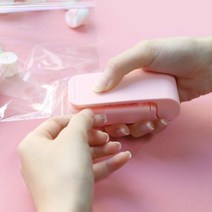 휴대용 다용도 간편 비닐 접착기 과자 밀봉 실링기 OW+8539EA, 화이트