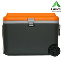 캠텔 대용량 아이스 박스 쿨러 AS5000, 오렌지, 50L