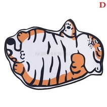 호랑이 러그카페트 발매트 욕실 원룸인테리어 캠핑 거실 주방 부엌 현관 발매트 대호대운 타이거 아기방 꾸미기 소품 59