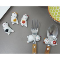 배불뚝이 고양이 도자기 미니 장식인형 5p 오너먼트