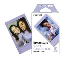 Fujifilm Instax 컬러 미니 필름 인스턴트 10-50 매 블랙 프레임 마카롱 레인보우 인화지 12 9 8 7s SP-2, 05 10sheets Soft