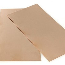 얇은구리판 적동판재 동판지 금속공예 재단 0.1t 폭 400mm 1M