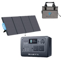 캠핑 인산철 파워뱅크 대용량배터리 차박용 발전기, 블랙EB3a+태양광120w