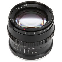 YYOYY 라이카 SL/SL2/SL2S 및 기타 L-마운트 카메라용 50mm F1.2 LM마운트 수동 대형 Apertue 렌즈
