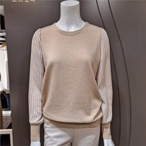 모스코나 SH02 소매쉬폰 주름 블라우스 mokl222z2