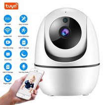 홈캠 베이비 모니터 캠 2MP 와이파이 IP 카메라 1080P Tuya 스마트 감시, 1080P-2MP 영국 플러그
