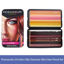 프리즈마150 프리즈마색연필150 색연필 미술미국 Prismacolor 프리미어 컬러 연필 부드럽고 두꺼운 코어 Li, 03 Pris 24 colorB