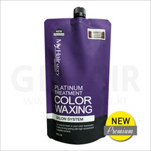 마이헤어스토리 플래티넘 트리트먼트 칼라왁싱 500ml, 브라운, 1개