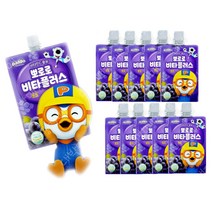 팔도 뽀로로 비타 플러스/비타민 어린이음료 포도맛10, 포도맛, 10개, 100ml