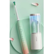 전동 칫솔 추천 치석 제거기 진동 상쾌함 음파 좋은, 블루(정품칫솔모4개+기본칫솔모2개)