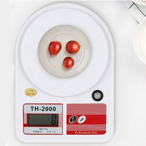 주방용 계량 전자 저울 이유식 가정용 디지털 차 고추 초미세 영업용 카페 원두 식단, 레드
