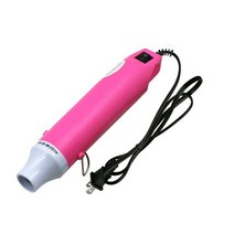 플라스틱 pvc 용접기220V 뜨거운 공기 총 전력 도구 DIY 300W 지원 좌석 헤어 드라이어 히터 수축 시트 열, pink_US plug