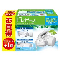 TORAY 수도꼭지 직결형 정수기 트레비노 슈퍼 슬림 카트리지 1P 세트 SX705T-TSET 화이트
