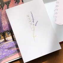 (2022 날짜형) 2022 꽃길여담 다이어리/날짜형다이어리 스티커구성, 치자꽃