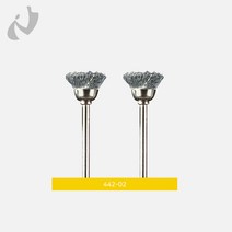 드레멜 442 탄소강브러쉬 2개입 컵 로터리툴액세서리, 단품