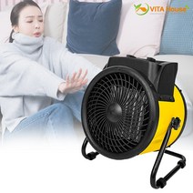 비타하우스 후지카 터보 PTC 열온풍기 FU-2233Y 옐로 3kw 공업용 사무실