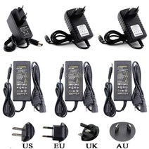 조명 변압기 스위칭 전원 공급 장치 CCTV LED 램프용 전원 어댑터 DC 5V 12V 24V AC 110V 220V 1A 2A 3A 5A 6A 8A 10A, US