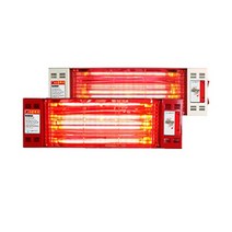 근적외선 퀄츠골드 벽걸이 전기히터 HV-1060(1.8kw)전기난로 스토브 히터 난방, 레드(적색)