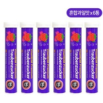 비타하임 포도당캔디 혼합과일맛 포도당사탕 20정, 6개