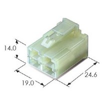 250하우징 4p 콘넥터 암 수 전선연결용 250 연결단자 하우징 250단자 컨넥터 국내산, 숫+암 한조
