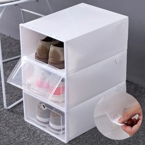 접이식 조립 종이 정리 상자 임시 미니 신발장 소품 보관 수납함, M