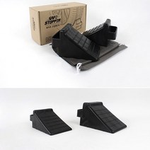 봉고3트럭고임목 타이어고임목 경사버팀목 차량타이어경사보호 소 대 2PCS, 소형 1세트(1.5t이하 세단/suv)