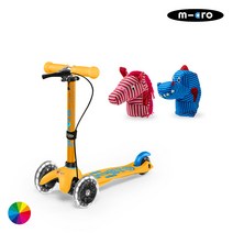 마이크로킥보드_미니 핸드 디럭스 LED + 인형 세트, 말, 라벤더