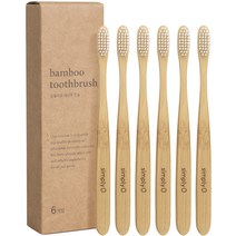 심플리오 대나무 칫솔 미세모 화이트, 12개입