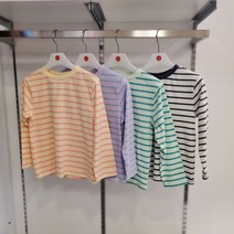 래핑차일드 부평점 베이직한 컬러감과 트렌디한 컬러감의 조화 DAYDAY 스트라이프 티셔츠 B3A29-331-Ol LHC