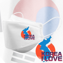 인쇄마스크 아이러브코리아 대한민국 태극기 마스크 25매 모델명 dki_22 KF94 3D입체형