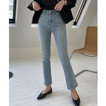 (S-2XL 미니 숏 롱버전) 여신핏 군살 커버 딥워싱 컷팅 히든밴딩 부츠컷 데님 팬츠