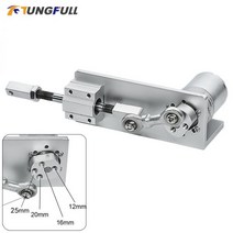 리니어액추에이터 소형 소형 DIY 디자인 왕복 사이클 선형 액추에이터 DC 기어 모터 포함 12V 24 볼트 스, [17] 600rpm, [01] 12V