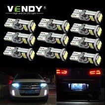 10개 W5W T10 LED 램프 렉서스 IS250 RX330 RX300 GS300 GX470 LX470 LS430 IS350 ES350 GS350 RX350, 빨강
