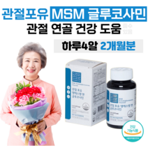 관절 포유 엠에스엠 MSM 글루코사민 N-아세틸 글루코사민 비타민 D 관절 연골 건강 도움 보스웰리아 어골 칼슘 히알루론산 피쉬 콜라겐 하루 4알 등산 헬스 할아버지 할머니 선물, 2개월분, 700mg x 120정 (하루 4알)