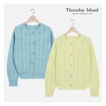 [써스데이아일랜드][Thursday Island] 여성 물결 스카시 보트넥 풀오버(T212MSW133W) 396641