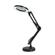 링라이트 LED 2관절 돋보기 스탠드 USB 확대경 독서등, 상세페이지 참조, 상세페이지 참조, 블랙