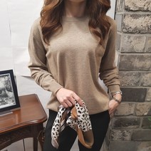 상상그이상 여성용 촉감왕 기본 라운드 캐시미어 니트