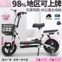48V 12A 45km 여성용 전기 자전거 전동 2인용 2인 출퇴근 고성능 미니 전동스쿠터 어르신 강아지 가성비, 핑크 48V12A 45km, 단일사이즈