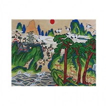 DIY명화그리기 유화 페인팅 십장생도 40X50, 단품