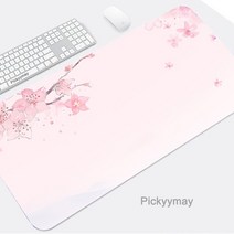 마우스 손목쿠션 손목받침대 손목보호대블랙 마우스 패드 벚꽃 데스크 매트 핑크 사쿠라 쿠션 키보드 컴퓨, 10 10_07 350x900x2mm