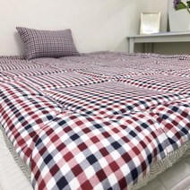 박나래 기절 토퍼 차박 삼둥이 토퍼 까는 이불 패밀리 침대 흙 침대 위 패드 돌 커버, 스노위핑크