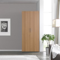 솜씨방가구 엣지장롱 윗선반옷장, 내추럴