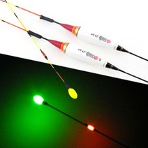 사은품 이화요수 천리안 신선 민물 전자찌 (2점등), 녹색 - 길이 45cm-부력 3g