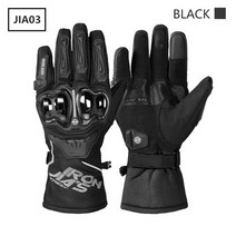 인다이스 장갑 헬스톤스 오토바이 방한 I 겨울 따뜻한 방수 보호 터치 스크린 타기, jia03-블랙, m
