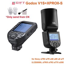 촬영용조명 RU Stock Godox DP600III V1C/V1S/V1N SK400II 스튜디오 플래시 라이트 2.4G 무선 X 시스템 스트로브 5600K 웨딩 용, [11] Godox V1S W XPROII-S, [01] EU Plug