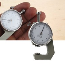 대현마켓 다이얼 테스트 종이 아날로그 가죽 비닐 기타측정기 0.1MM단위 10MM까지 측정 다이얼 두께측정기 DD01 인디게이터