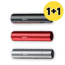 (1+1) 차량용 비상 탈출 망치 자동차 유리깨는 도구 벨트 절단기, 레드+레드