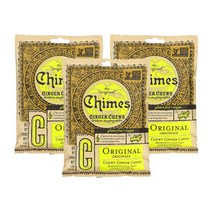 (3팩) Chimes 차임스 진저 츄 생강 젤리 캔디 사탕 오리지널 맛 141.8g