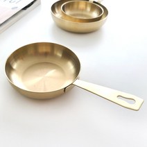 키친앤유 티타늄 골드 퓨전팬 자체제작 국내생산 스텐 27종 손잡이 접시 그릇 어린이 식기 간식 앞접시 캠핑, 1호, 1개